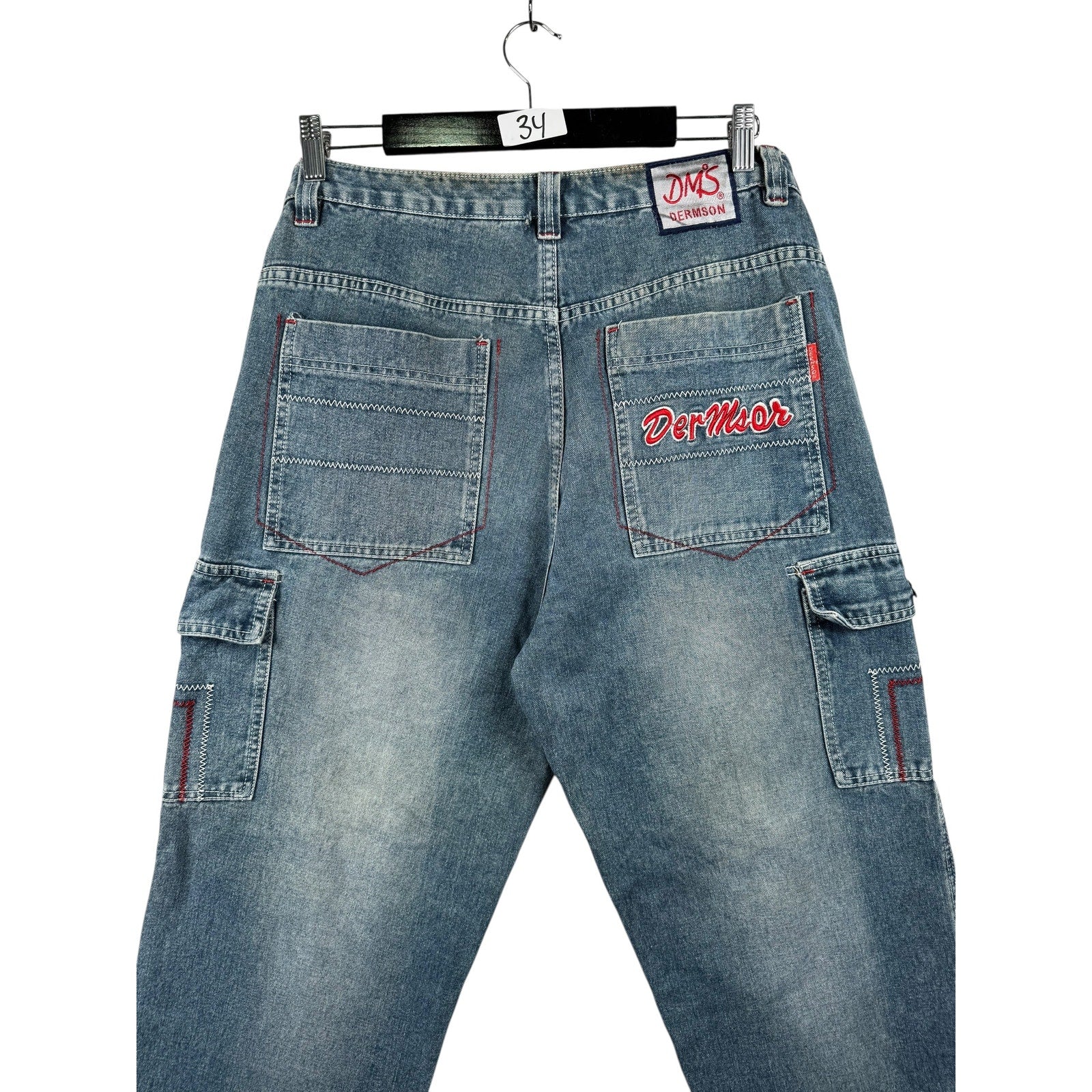 Vintage Dermson Cargo Pockets Denim Pants 34