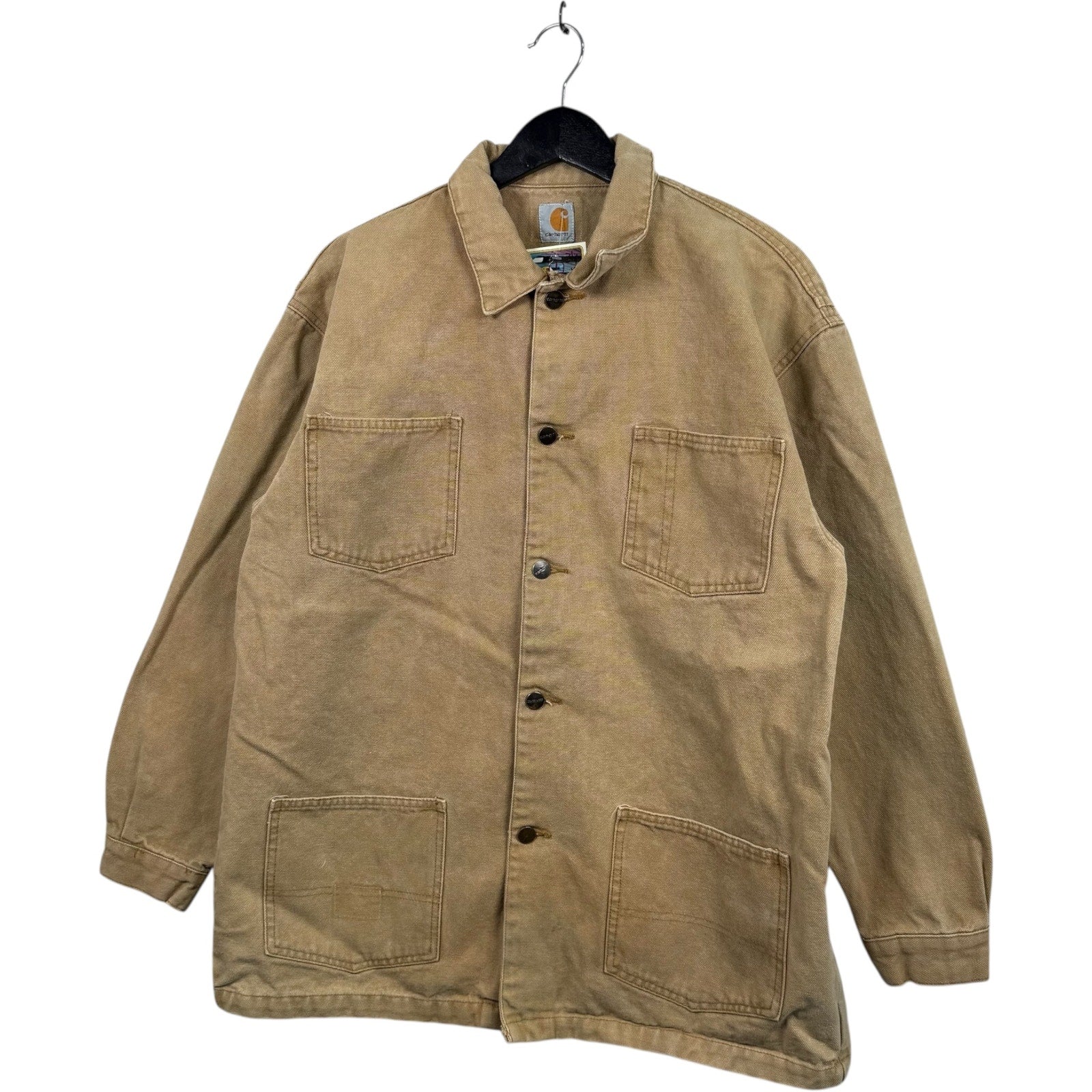 Vintage Carhartt Button Down Workwear Chore Jacket