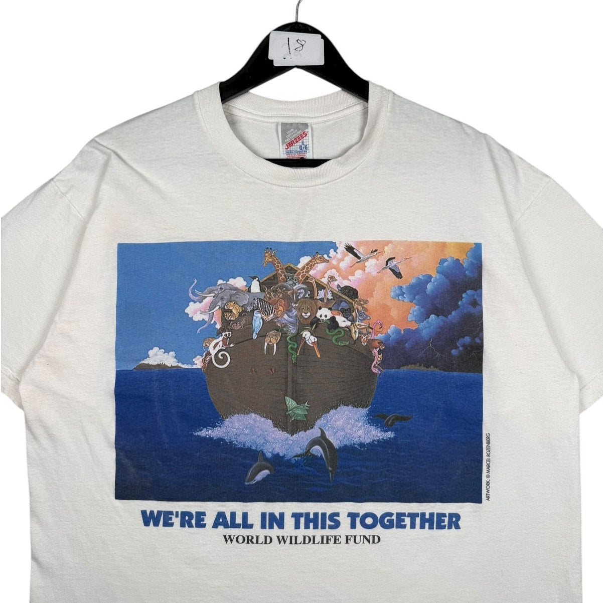 Vintage World Wildlife Fund Animal Graphic T-Shirt