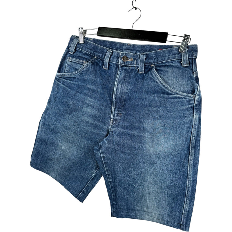 Vintage Dickies FR Cargo Denim Shorts 35