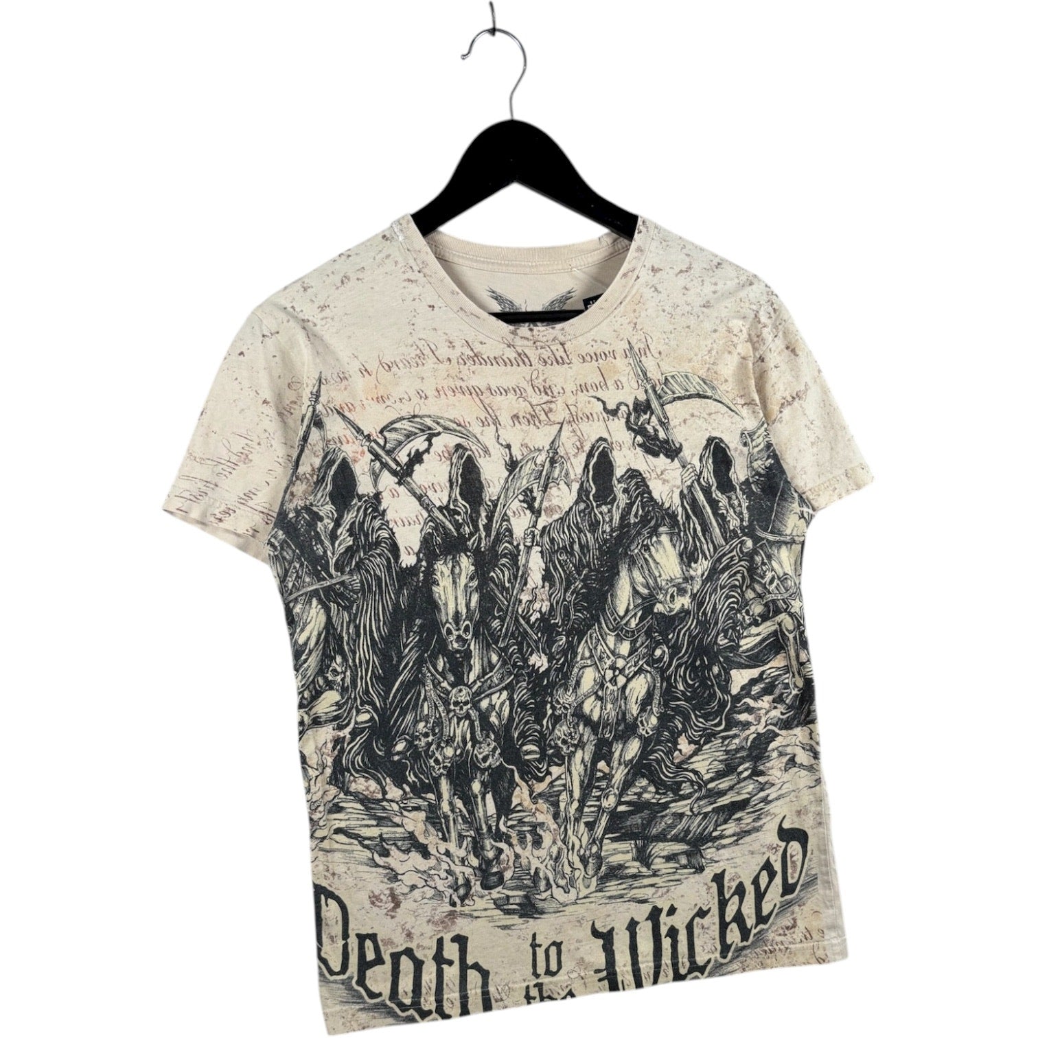 Vintage Death To The Wicked AOP T-Shirt