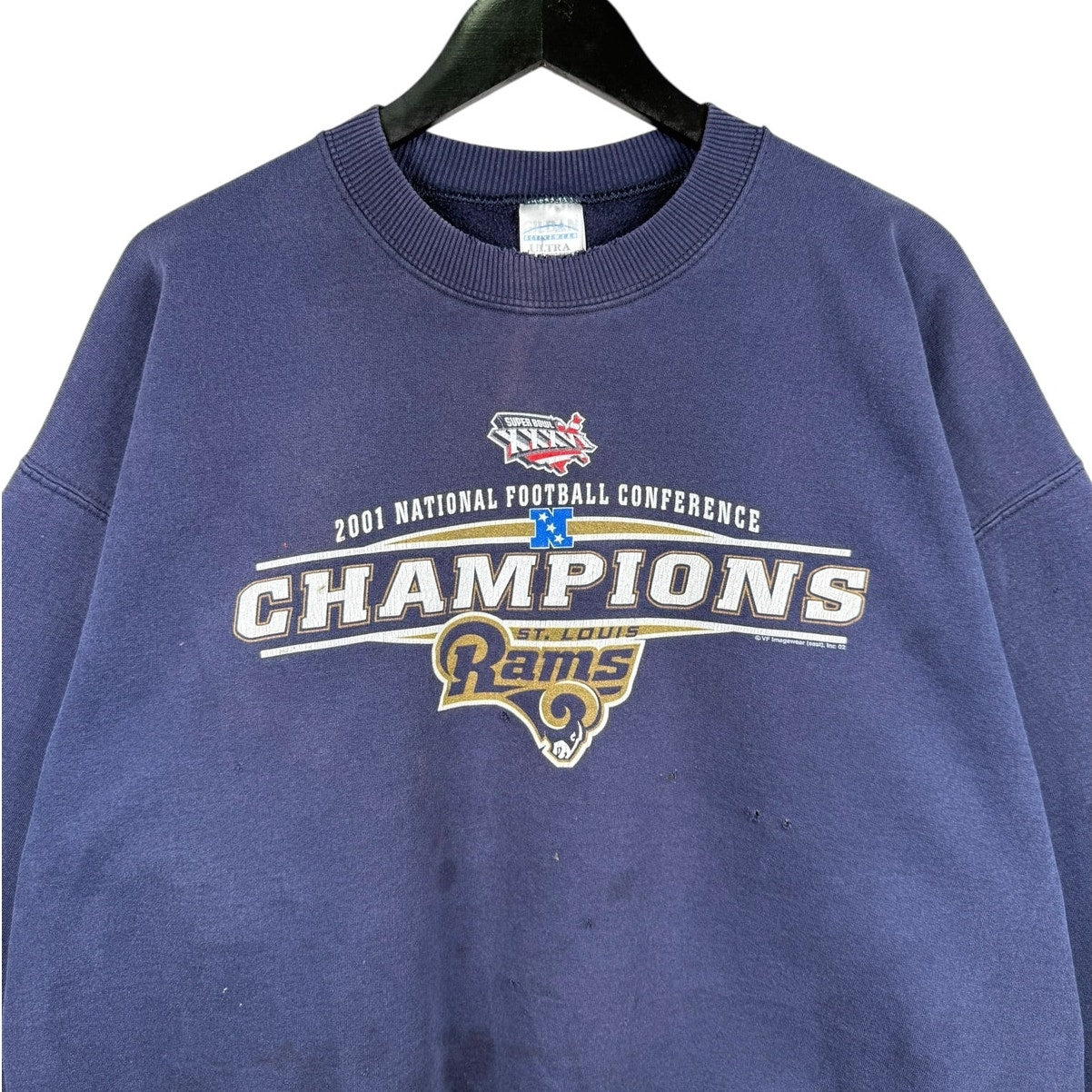 Vintage St. Louis Rams NFL 2001 Champions Crewneck