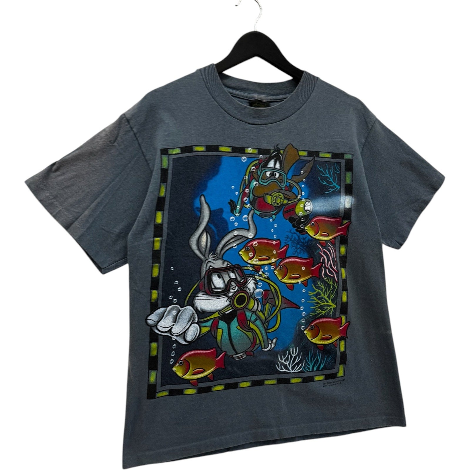 Vintage Changes Looney Tunes Bugs Bunny Scuba Diving Tee