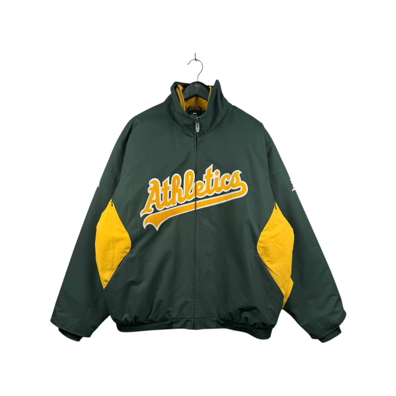 Vintage MLB Majestic Athletics Full Zip Varsity Jacket