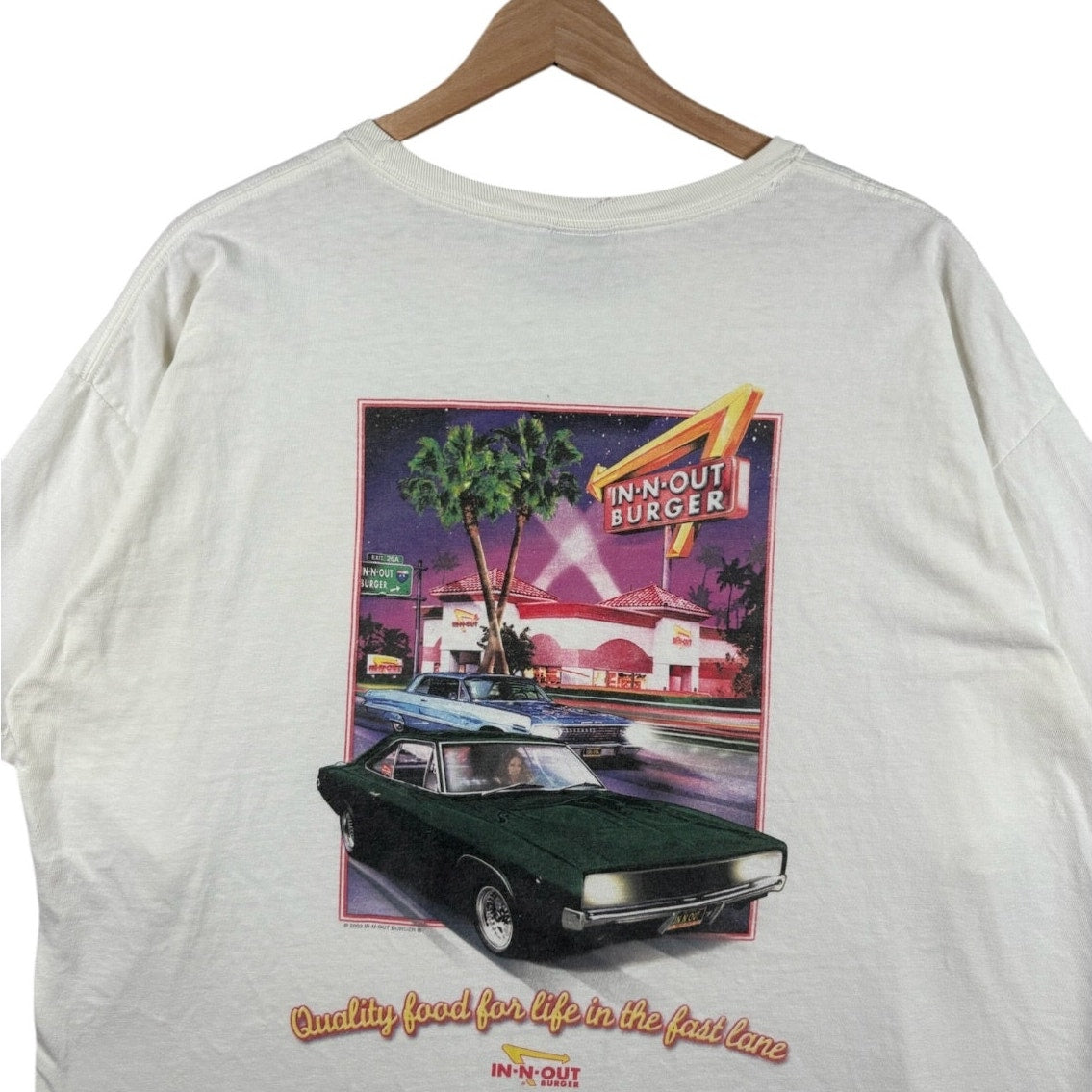 Vintage In-N-Out Burger Classic Car Graphic T-Shirt
