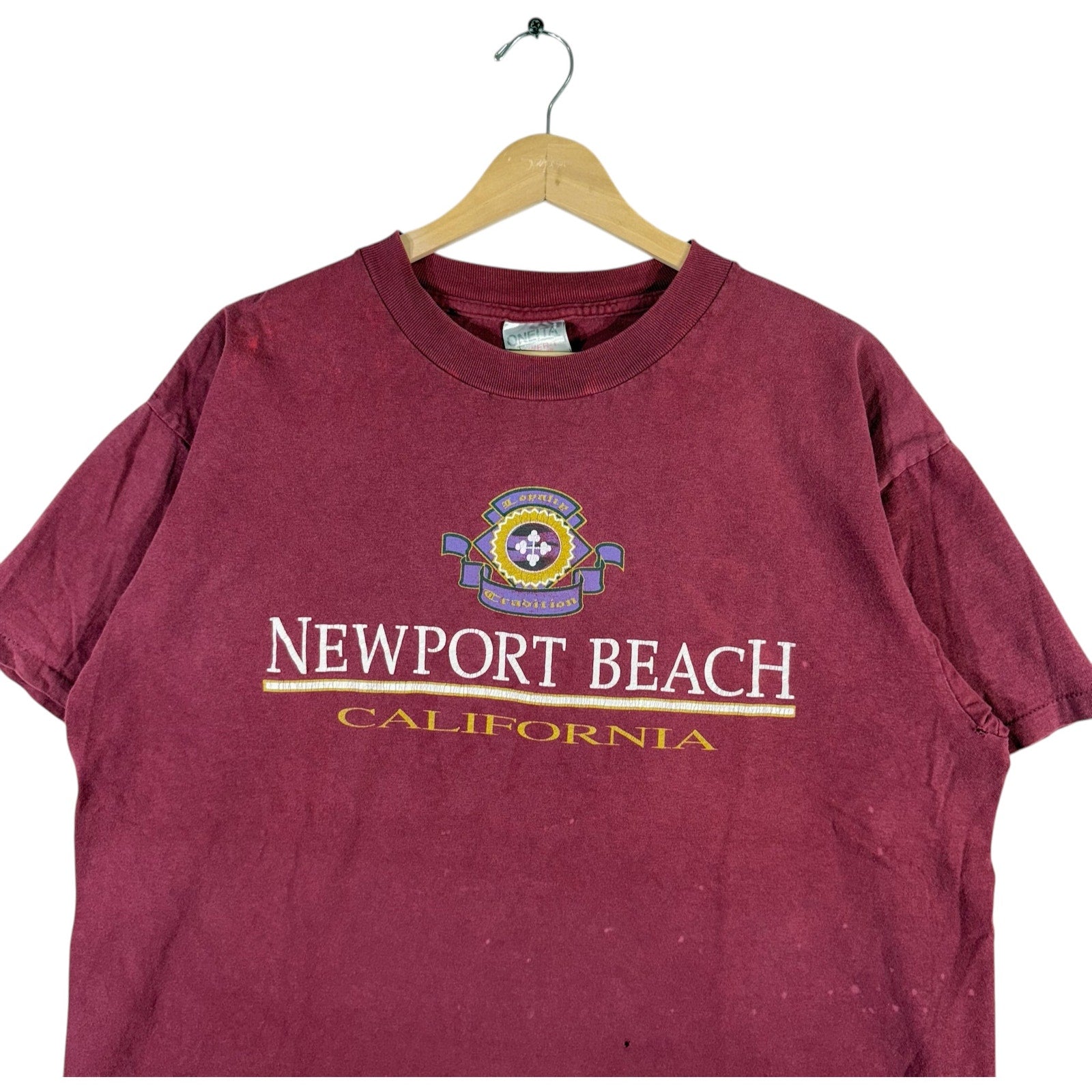 Vintage Newport Beach California Souvenir Tee