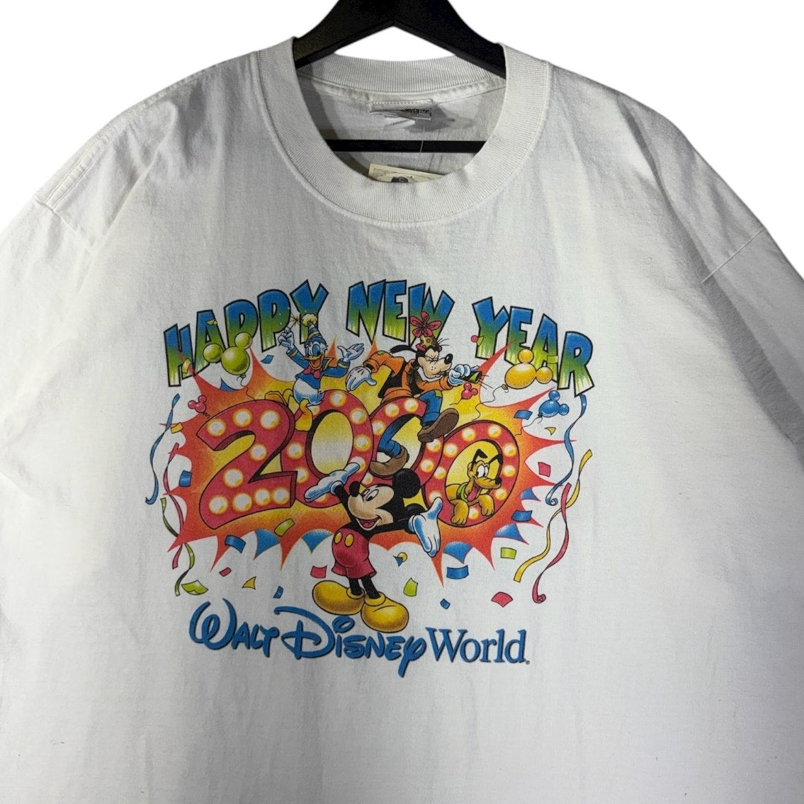 Vintage Disney Happy New Year Graphic T-Shirt