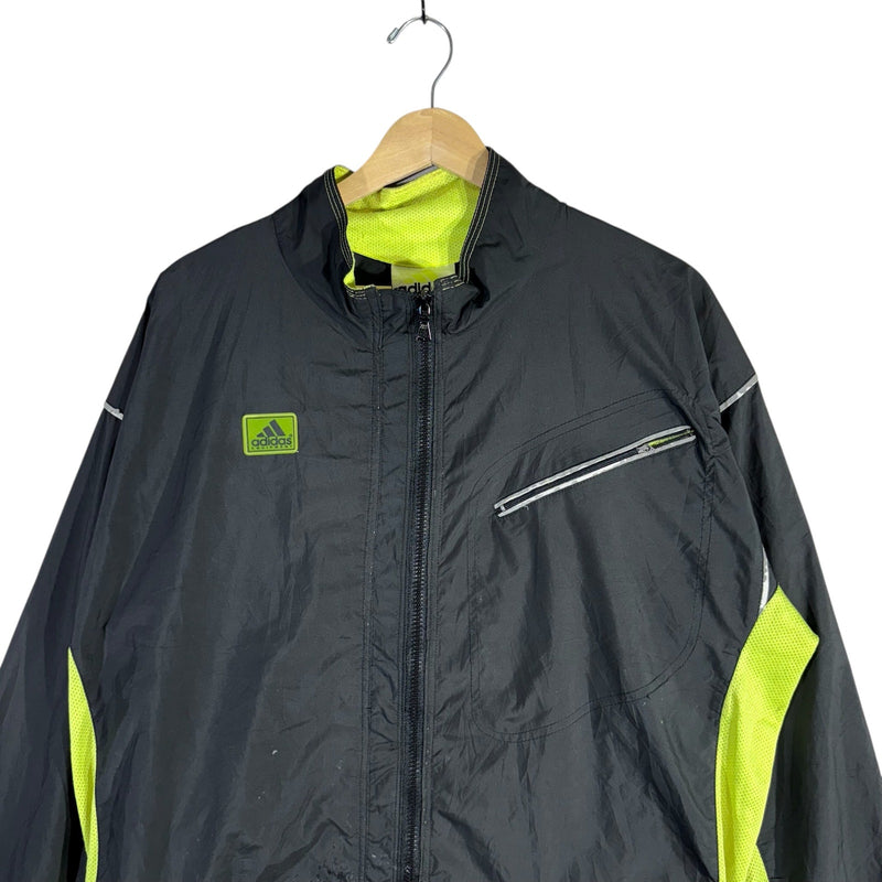 Vintage Adidas Equipment Spellout Logo Color Block Windbreaker