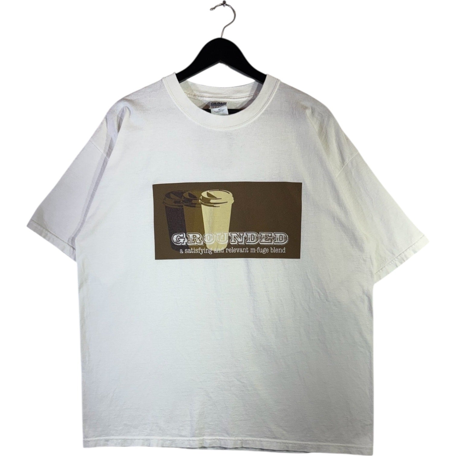 Vintage M-Fuge Grounded Coffee Graphic T-Shirt