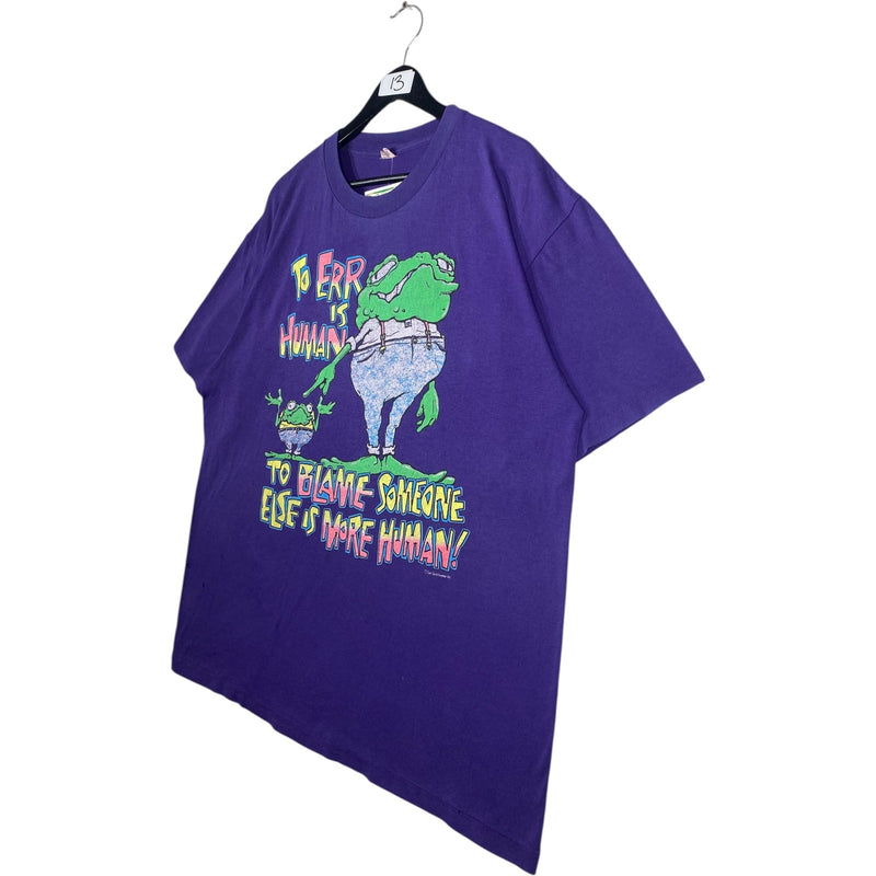 Vintage Frog Humor Graphic T-Shirt