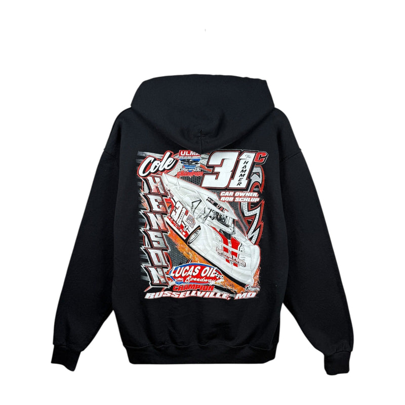 Vintage Cole Henson #31C Lucas Oil Graphic Hoodie