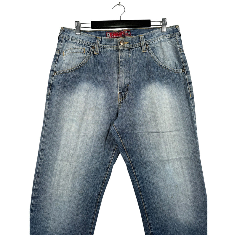 Vintage Shady Ltd Faded Straight Leg Denim Jeans 36x30