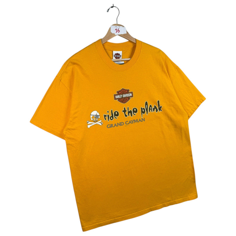 Vintage Harley Davidson Grand Cayman Pirate T-Shirt
