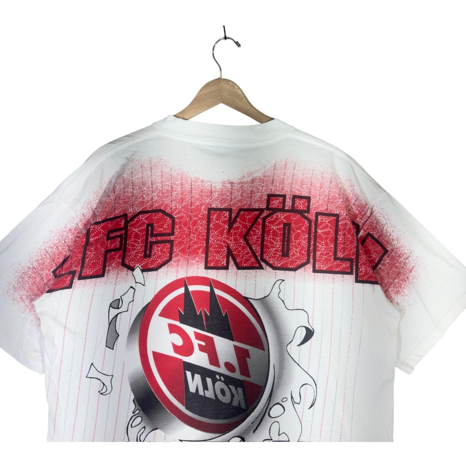 Vintage 1. FC Koln Team Logo Breakthrough AOP Soccer Tee