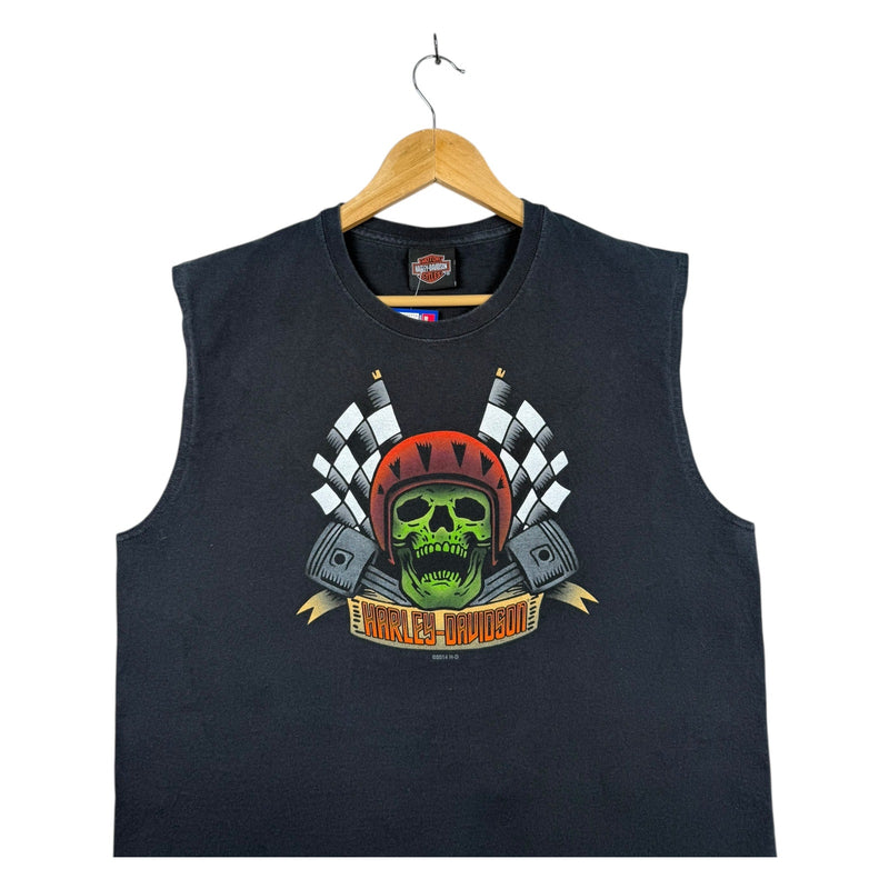 Vintage Harley Davidson Bayside Portsmouth Muscle Tee
