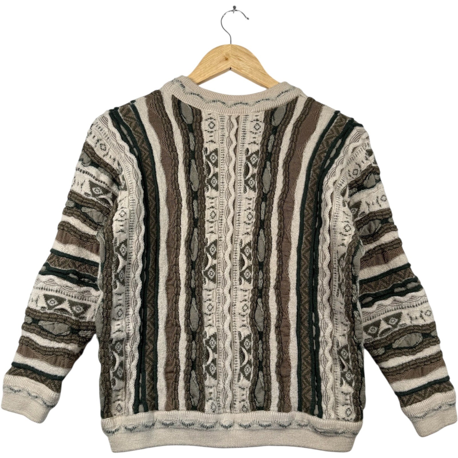 Vintage Coogi 3D Knit Textured Sweater
