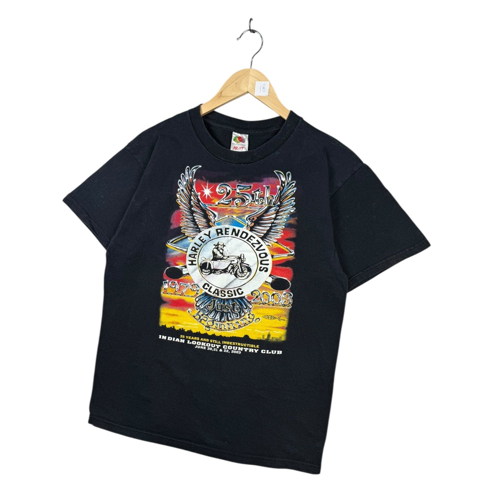 Vintage Harley Davidson Indiana Country Club T-Shirt