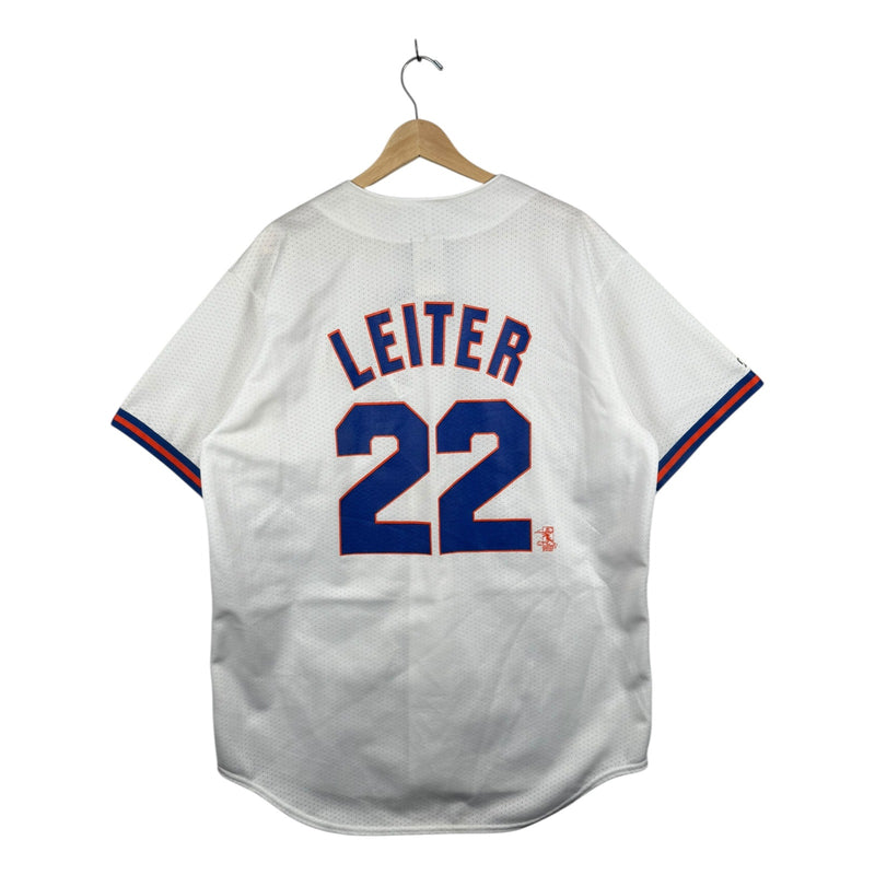 Vintage Majestic New York Mets Leiter #22 MLB Jersey