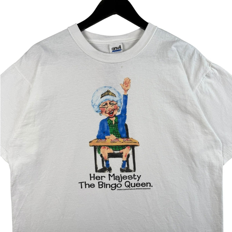 Vintage Her Majesty Funny Graphic T-Shirt