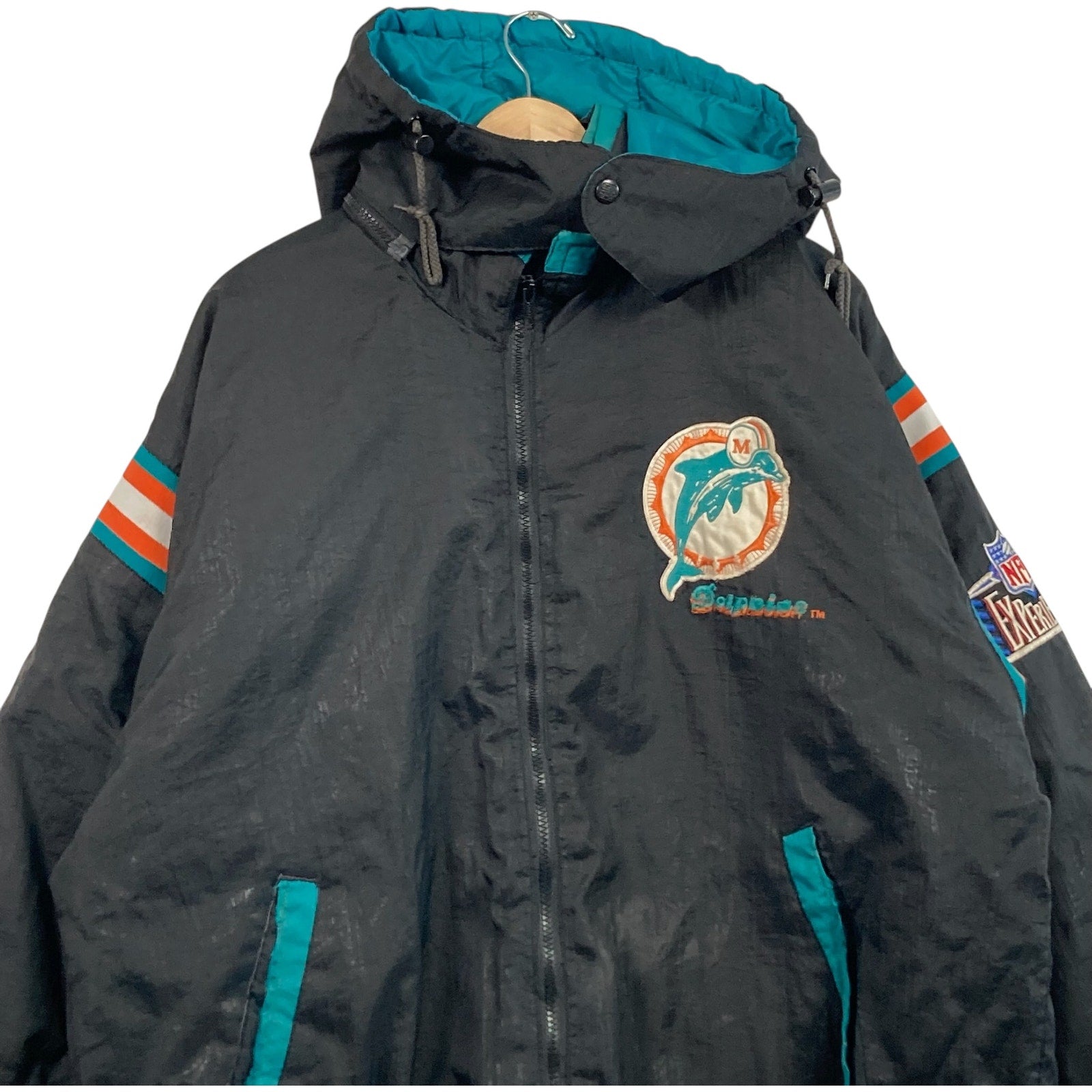 Vintage Pro Player Miami Dolphins NFL Puffer Jacket