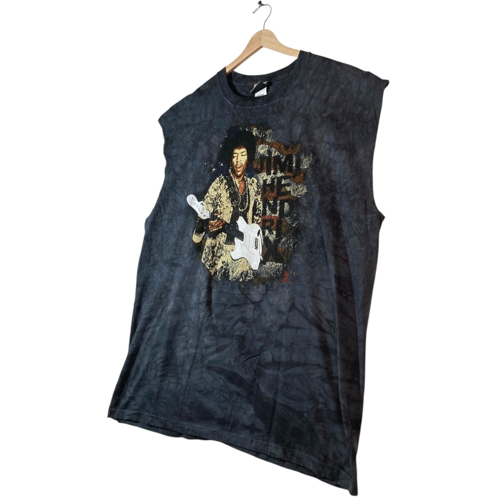 Vintage Jimi Hendrix Tie Dye Muscle Sleeve Tank Top