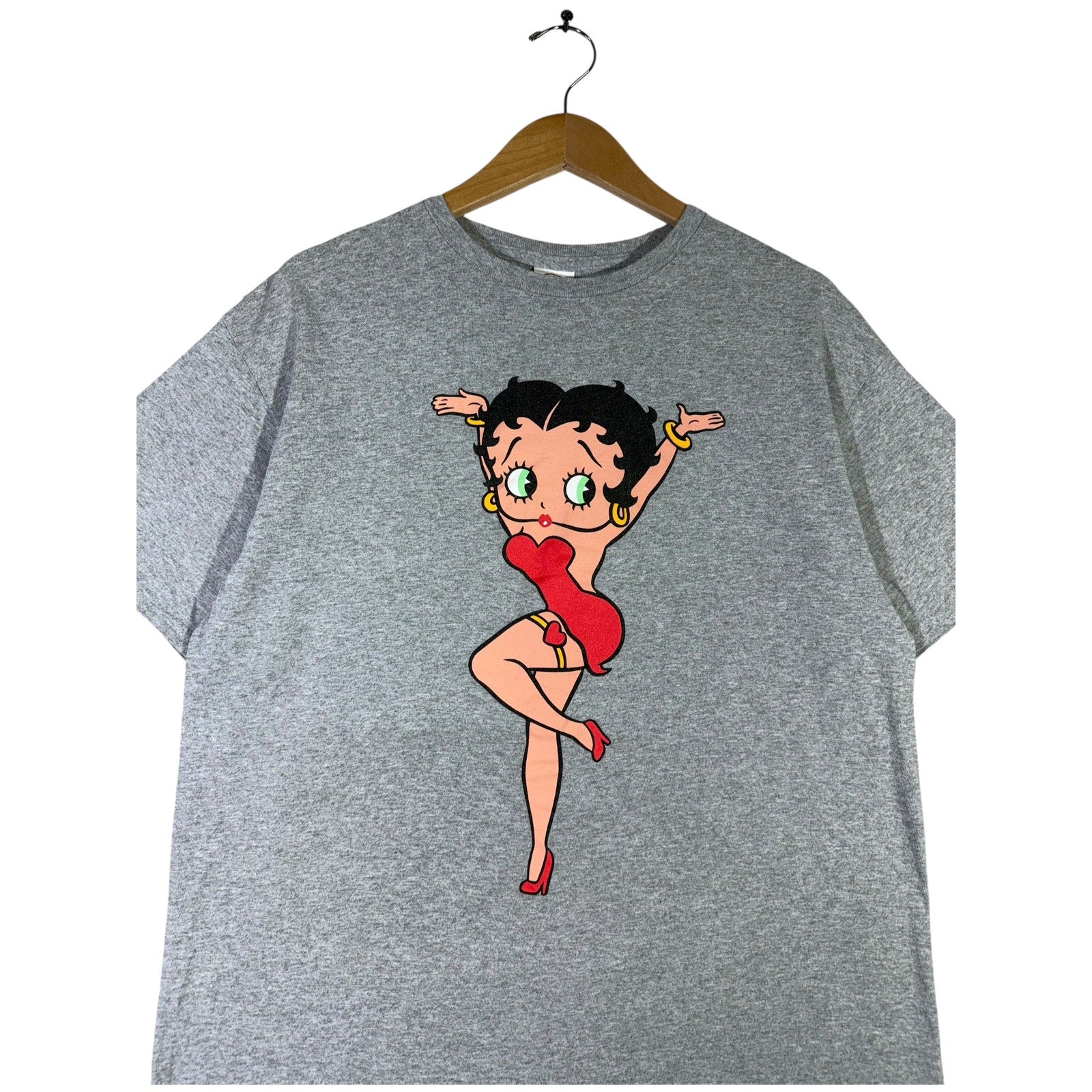 Vintage Betty Bop Red Dress T-Shirt