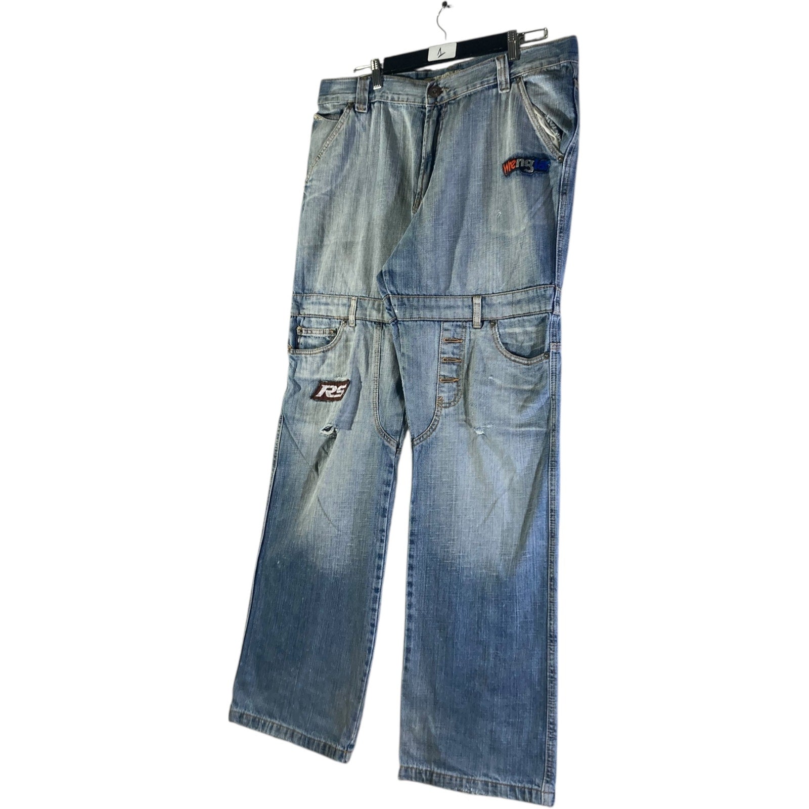 Vintage Minhao Cargo Denim Jeans 34x31