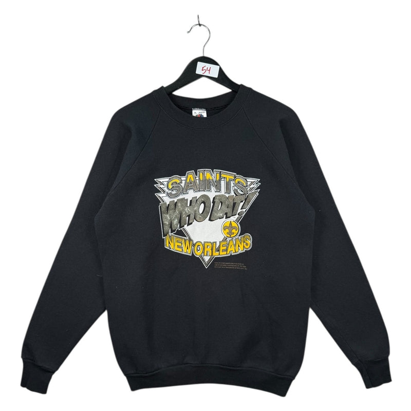 Vintage New Orleans Saints Who Dat NFL Crewneck XL