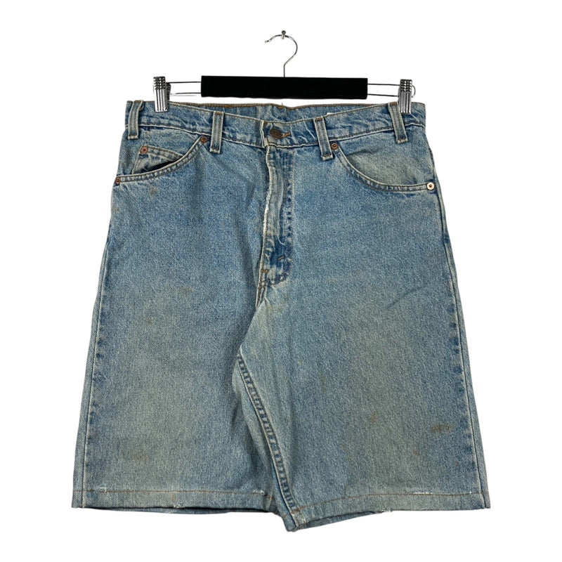 Vintage Levi's 550 Relaxed Tapered Denim Jean Bermuda Shorts 33