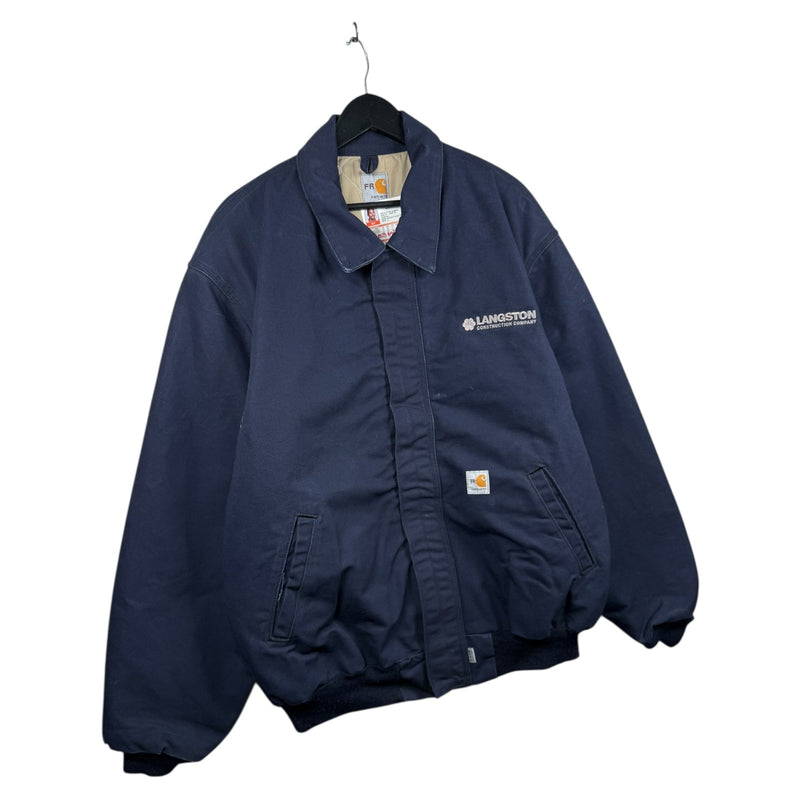 Vintage Carhartt Workwear Fire Resistant Full Zip Jacket