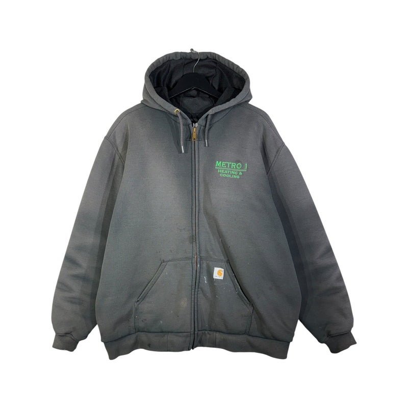 Vintage Carhartt Zip Up Jacket Hoodie