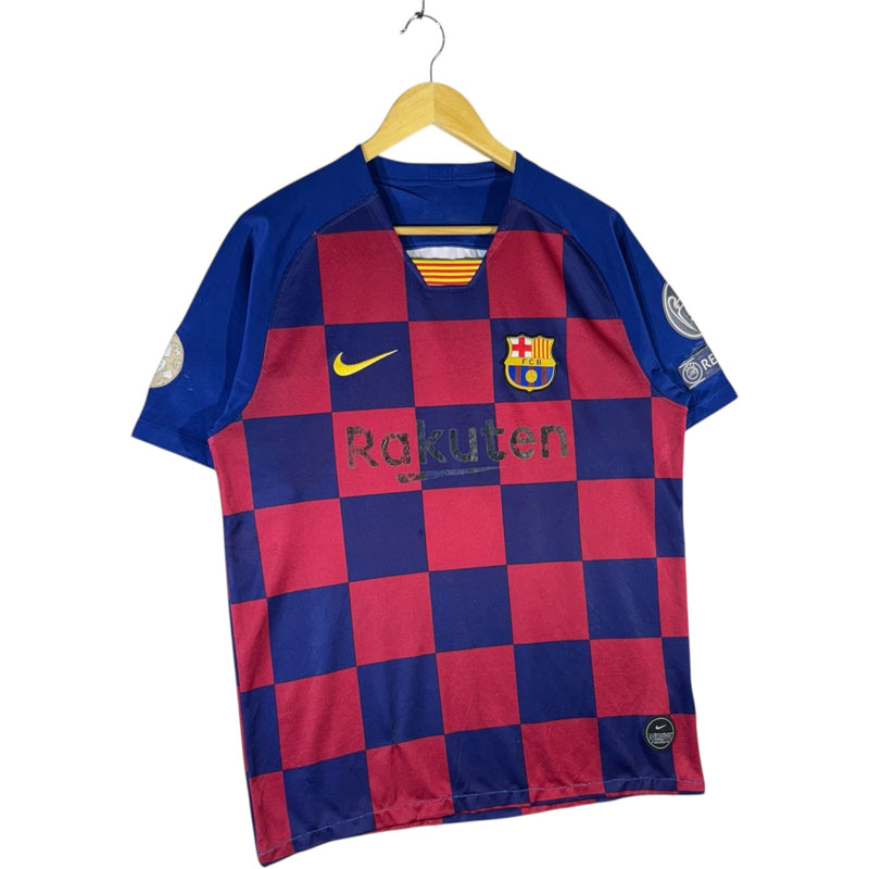 Vintage Nike Barcelona FC Rakuten Crest Home Soccer Jersey