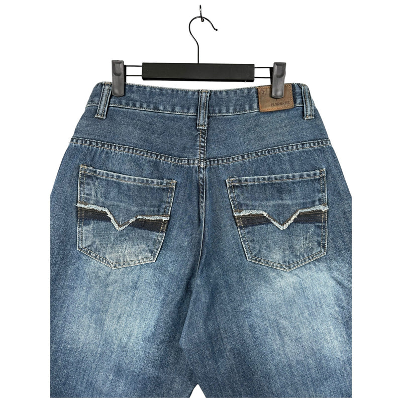 Vintage Flypaper Utility Denim Shorts 32