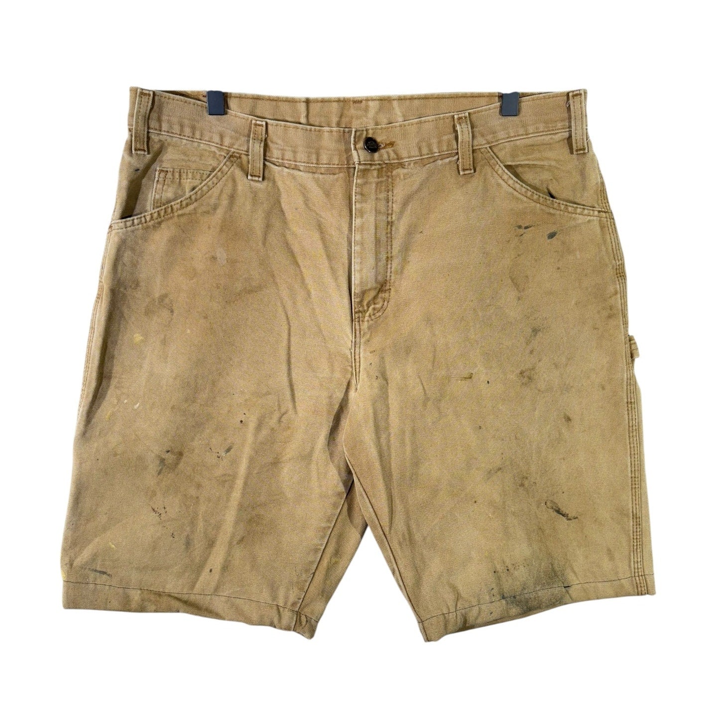 Vintage Dickies Splatter Carpenter Work Shorts 36