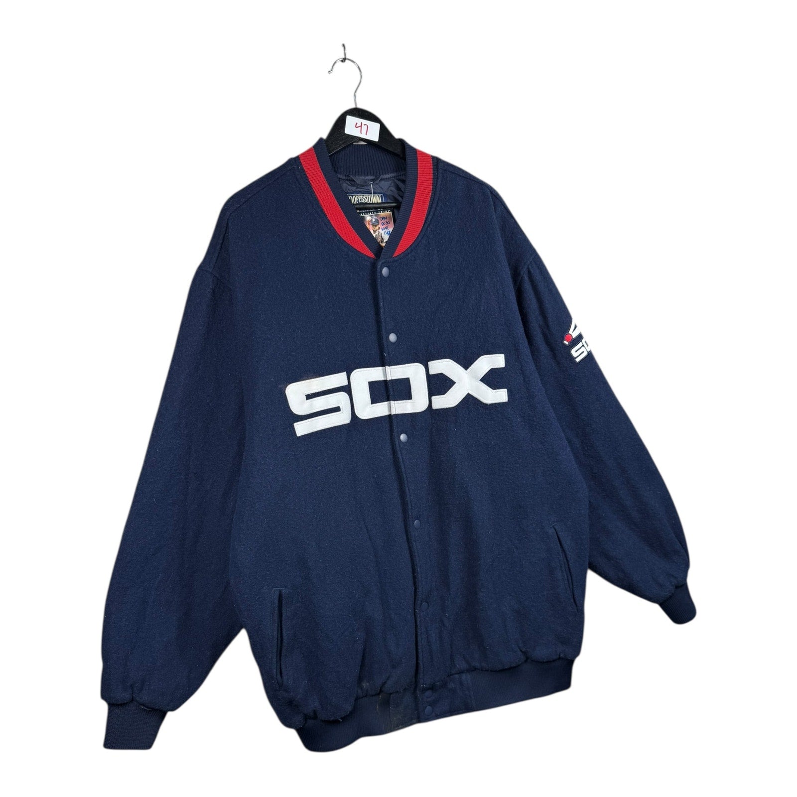 Vintage Majestic Cooperstown Chicago White Sox MLB Bomber Jacket
