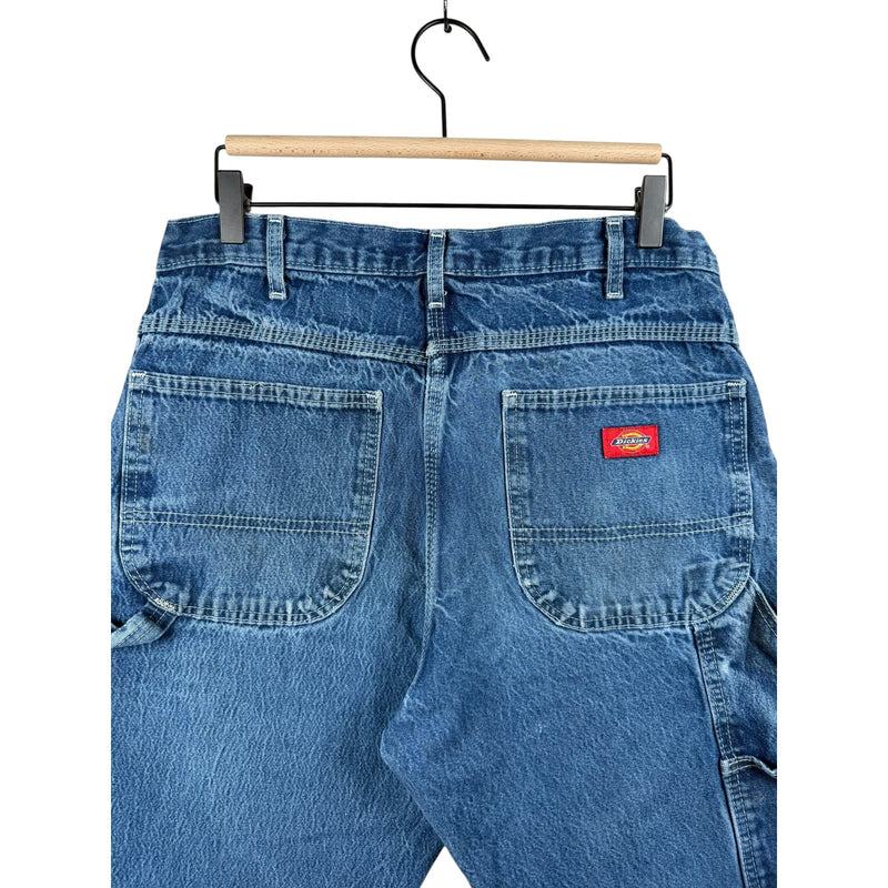 Vintage Dickies Utility Cargo Denim Shorts 34