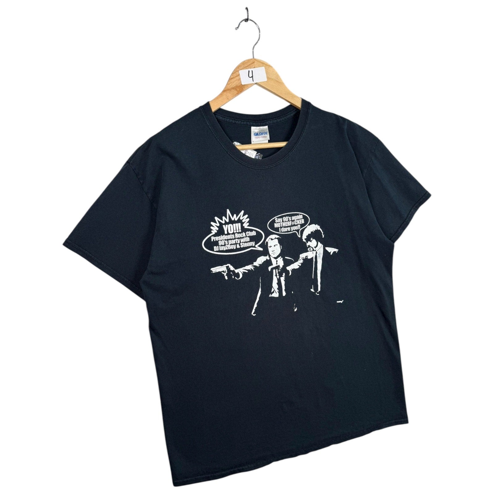 Vintage Pulp Fiction Parody Presidents Rock Club T-Shirt