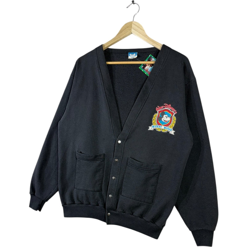 Vintage Walt Disney Mickey Mouse Button Up Cardigan Sweater