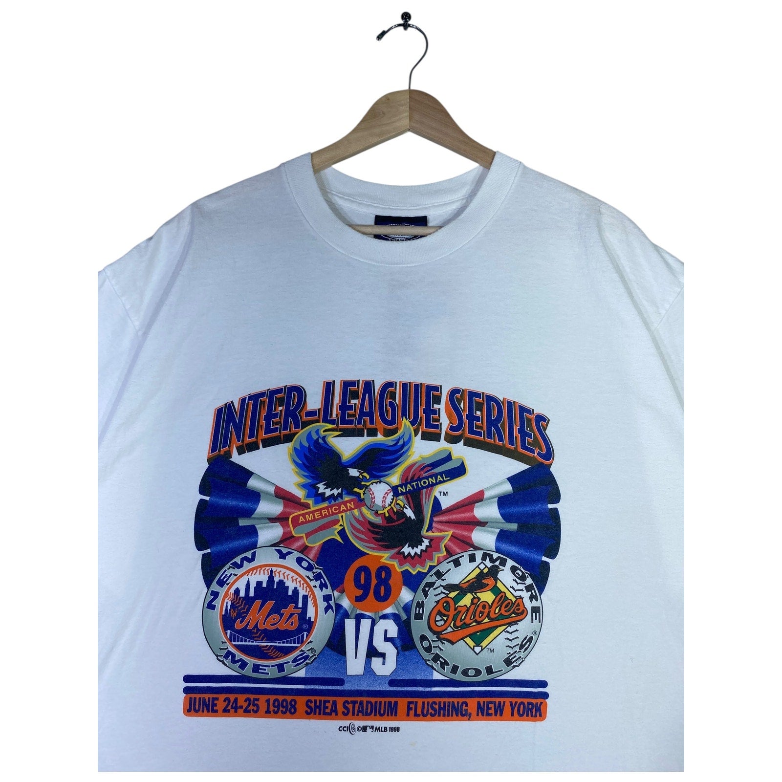Vintage New York Vs. Baltimore MLB T-Shirt 98