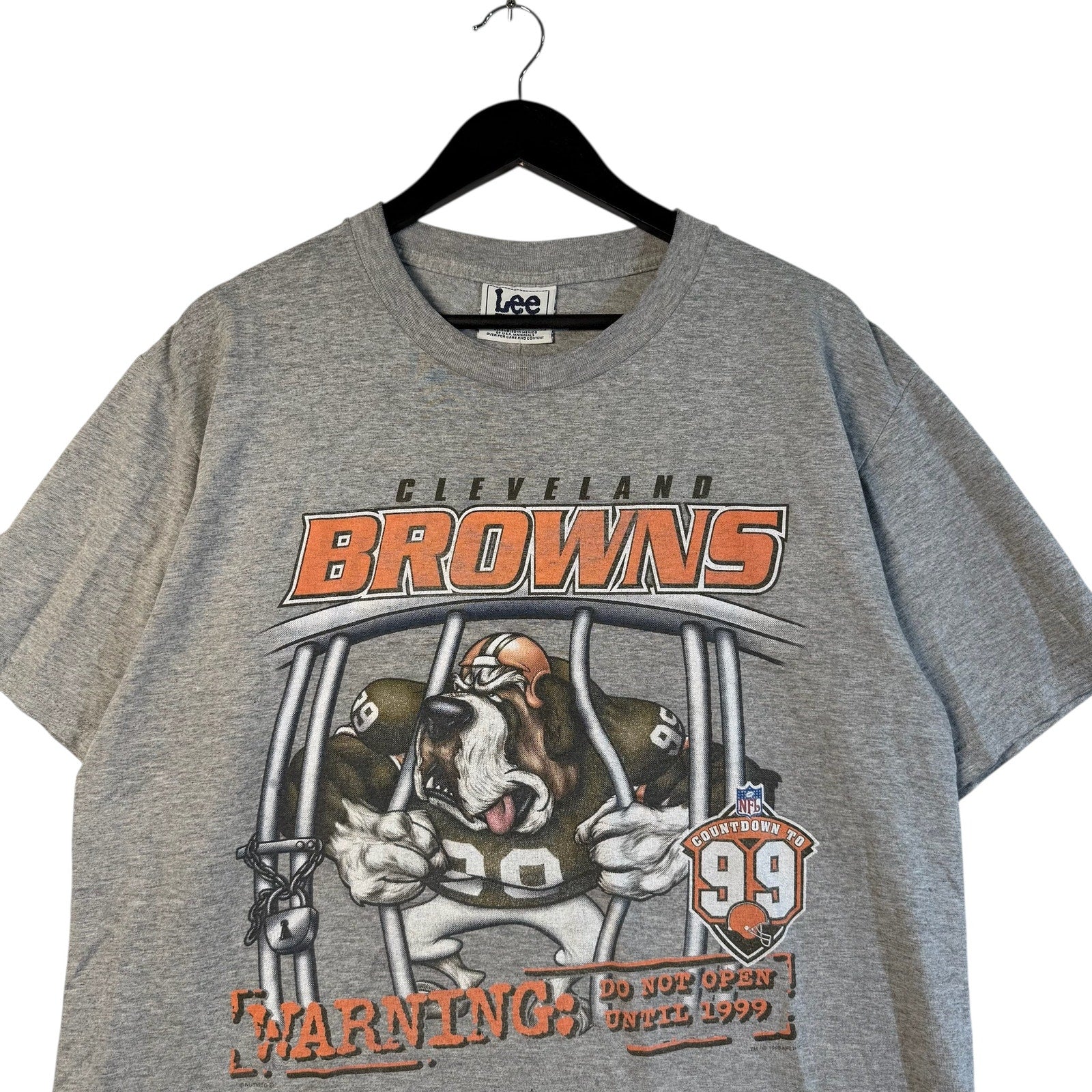 Vintage Cleveland Browns "Warning" Tee
