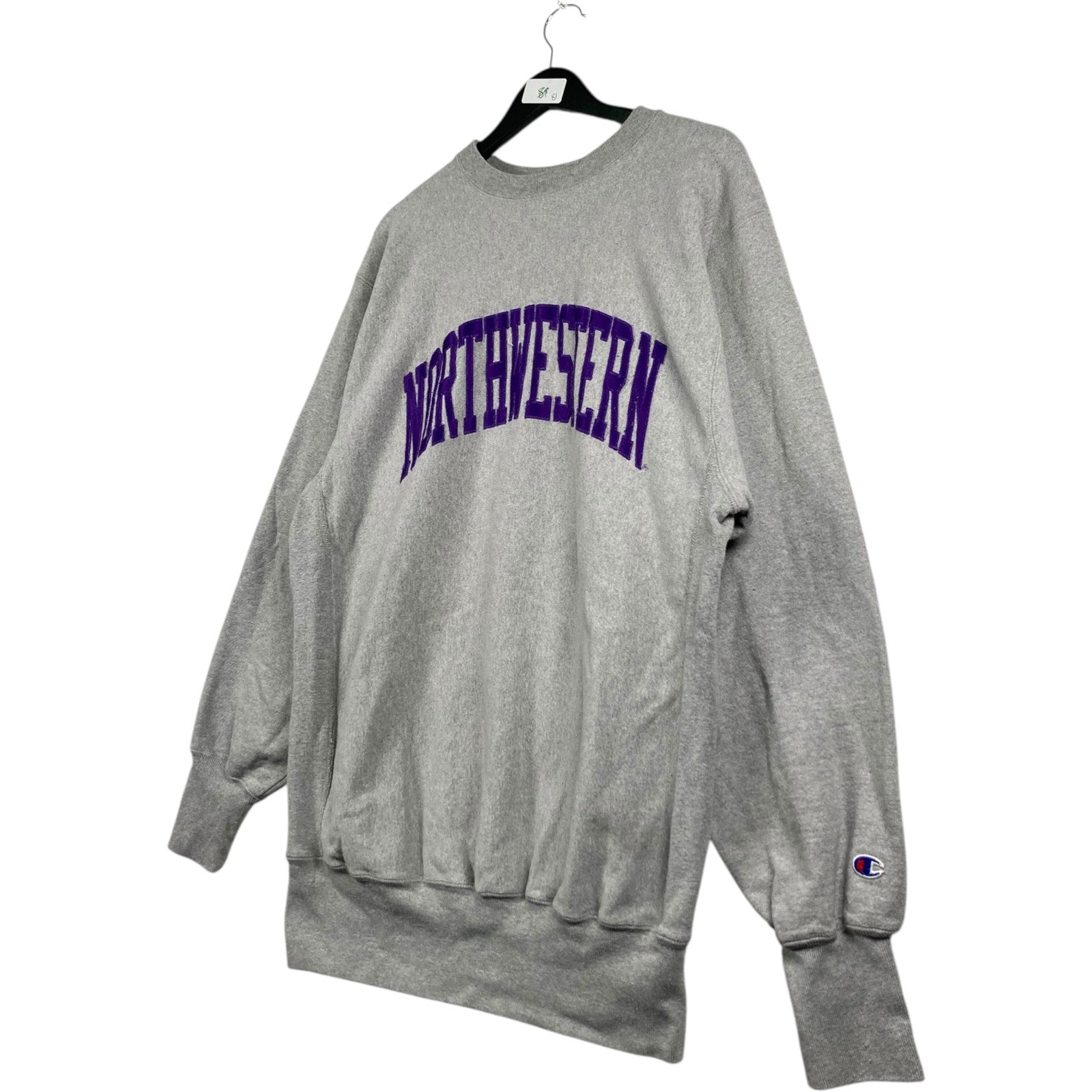 Vintage Champion Northwestern University Spellout Crewneck