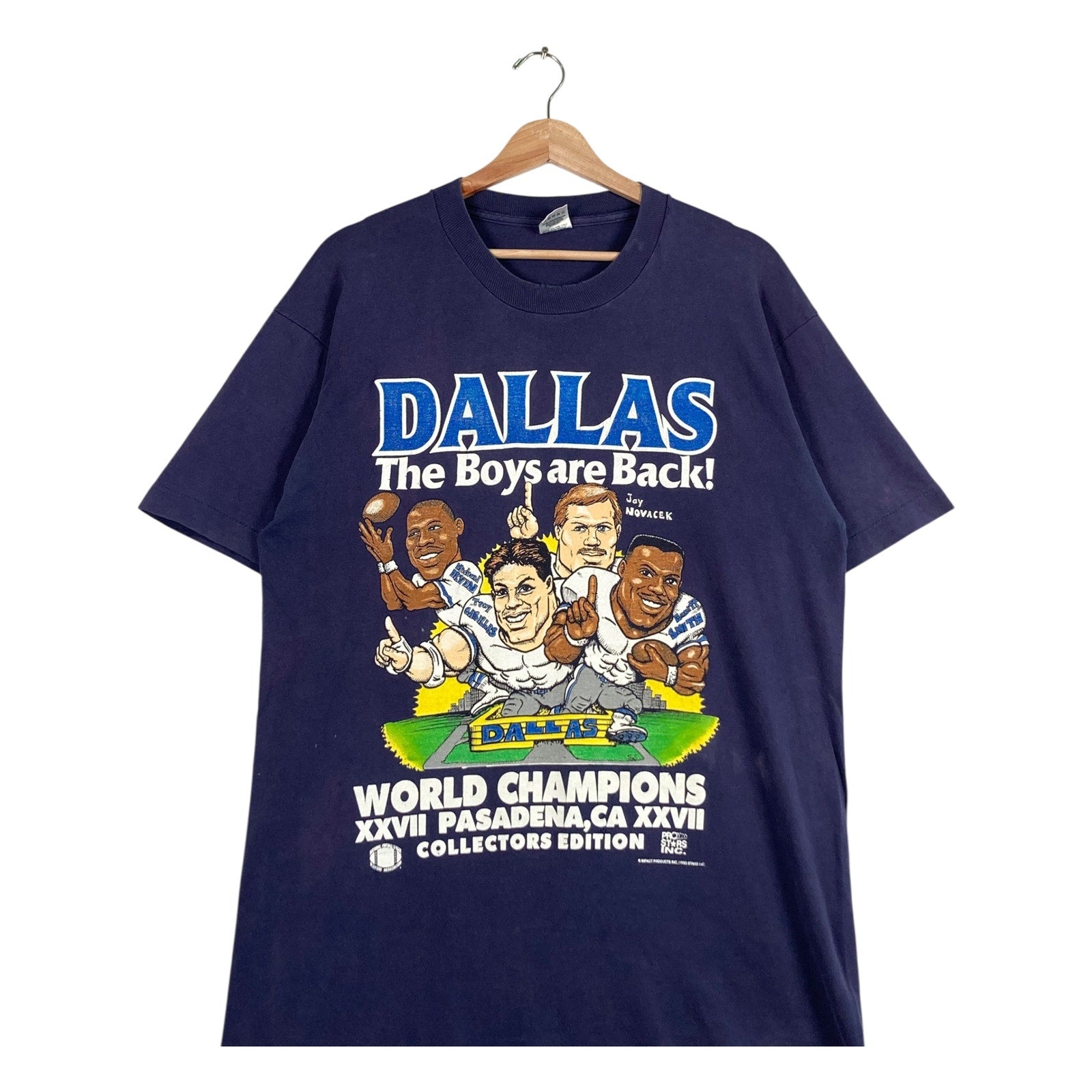Vintage Dallas Cowboys Super Bowl XXVII The Boys Are Back NFL T-Shirt
