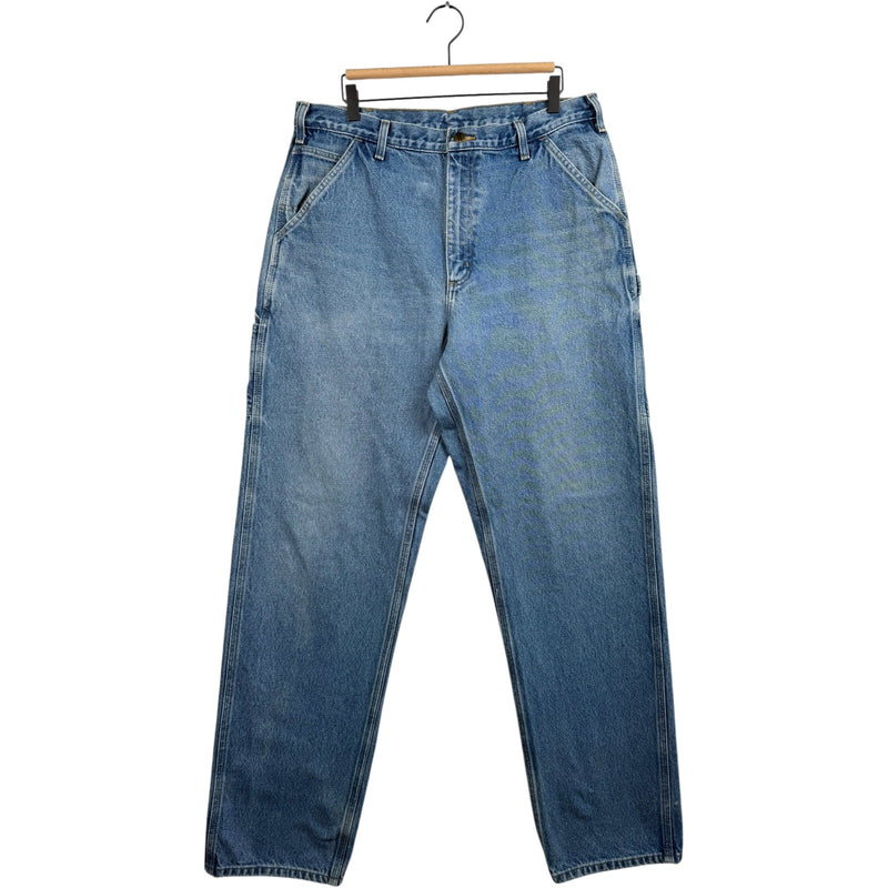 Vintage Carhartt Straight Carpenter Denim Jeans 36x36
