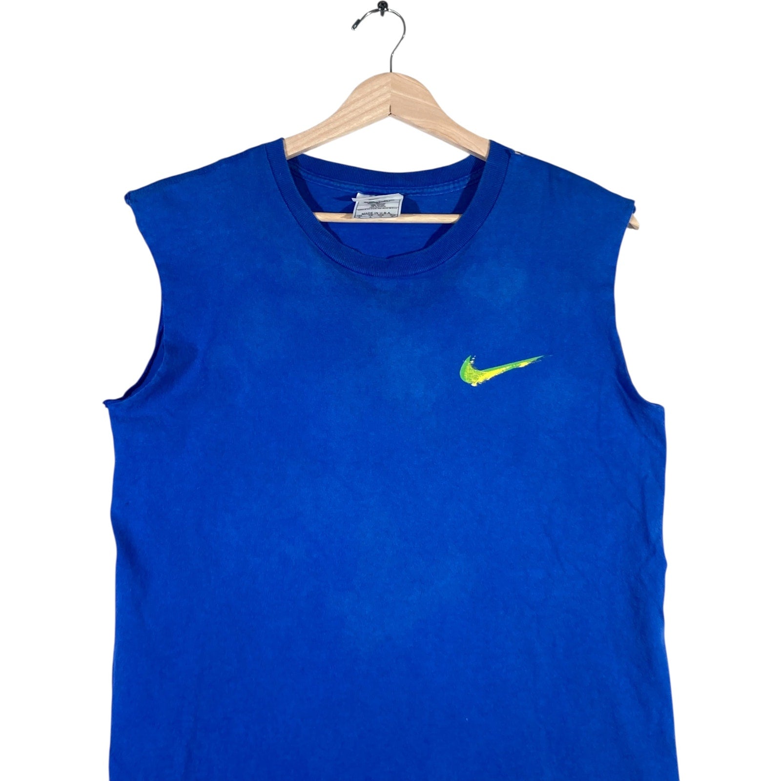 Vintage Nike Big Swoosh Cut Sleeves Tank Top
