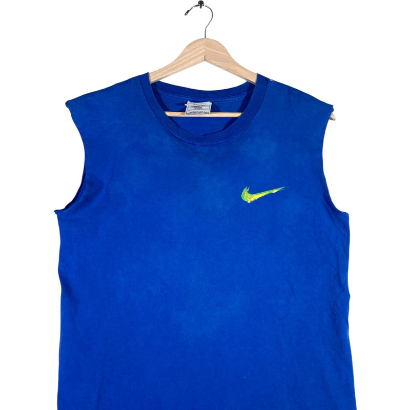 Vintage Nike Big Swoosh Cut Sleeves Tank Top
