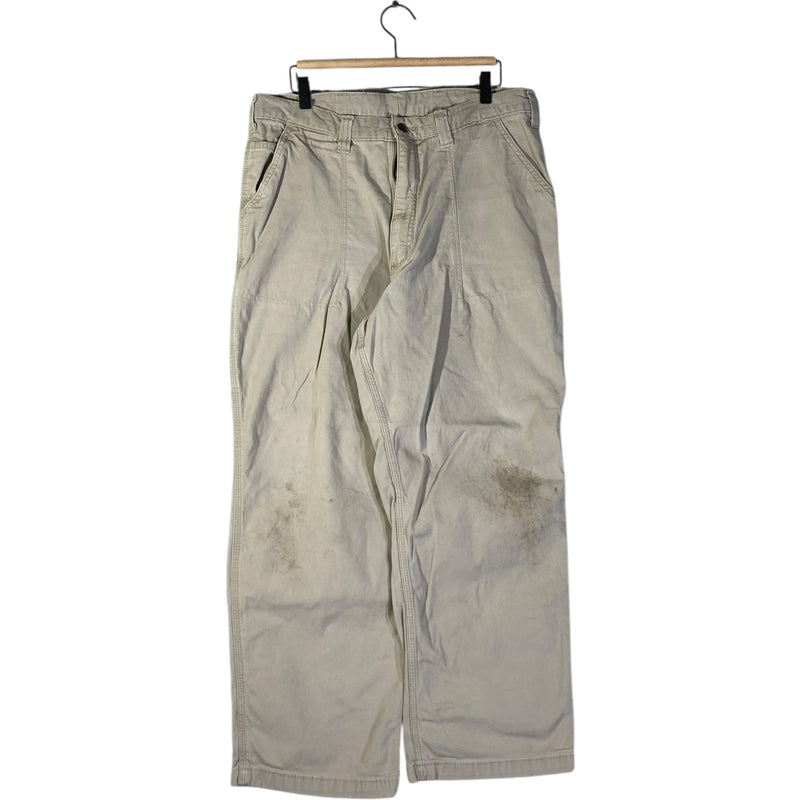 Vintage Carhartt Relaxed Rigby Canvas Work Pants 46x30