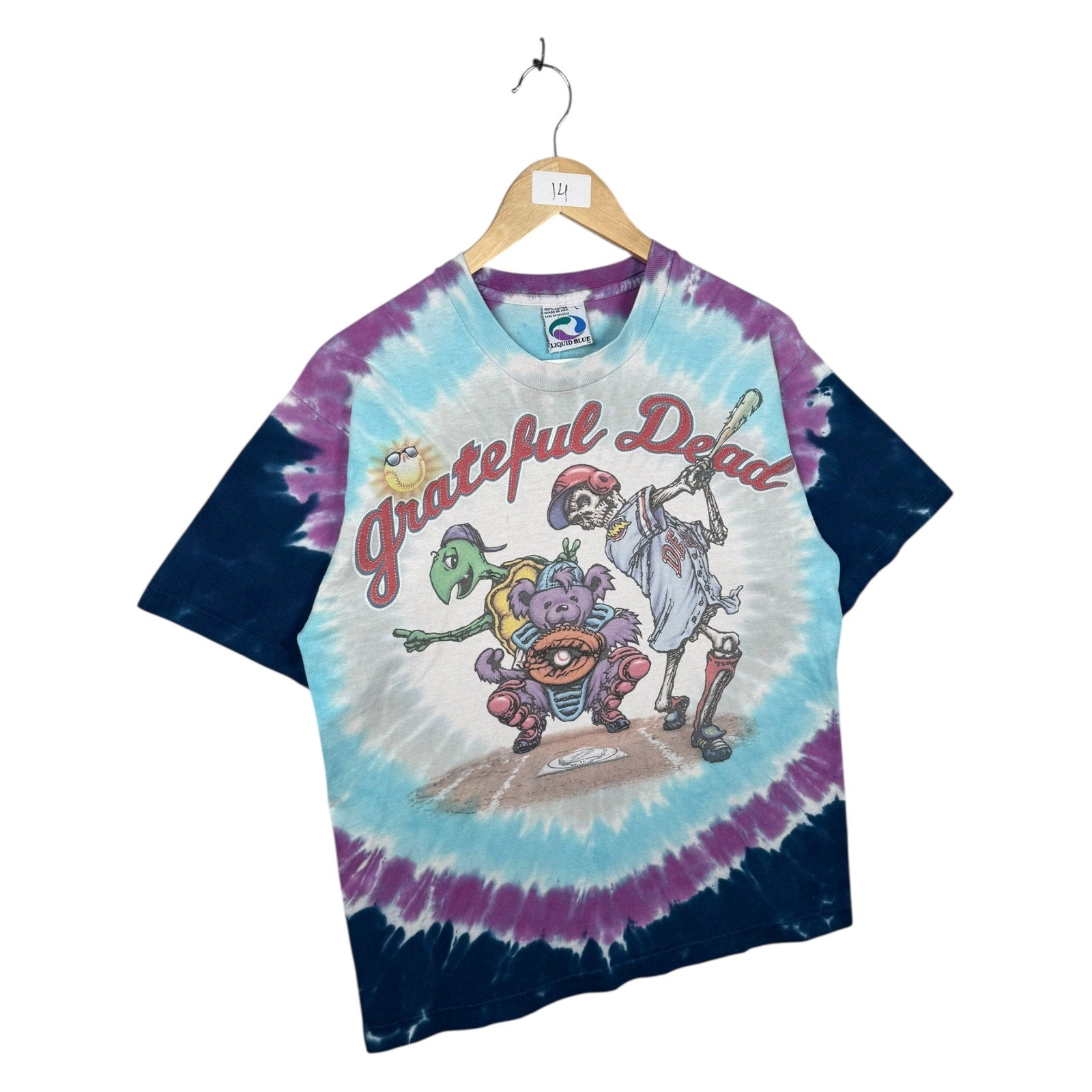 Vintage Grateful Dead Baseball Tie Dye T-Shirt