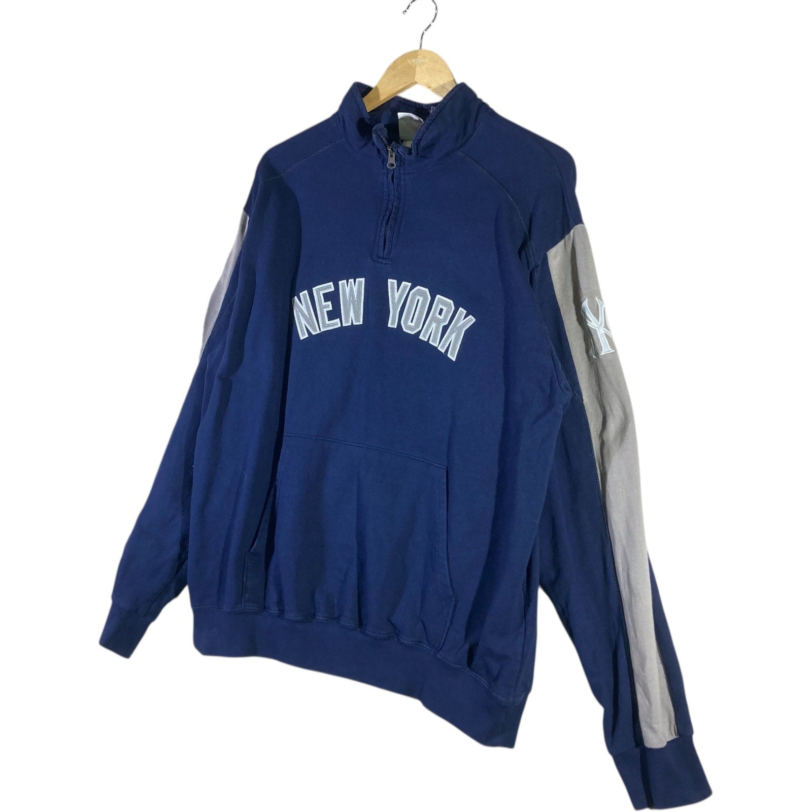 Vintage New York Yankees MLB 1/4 Zip Sweatshirt