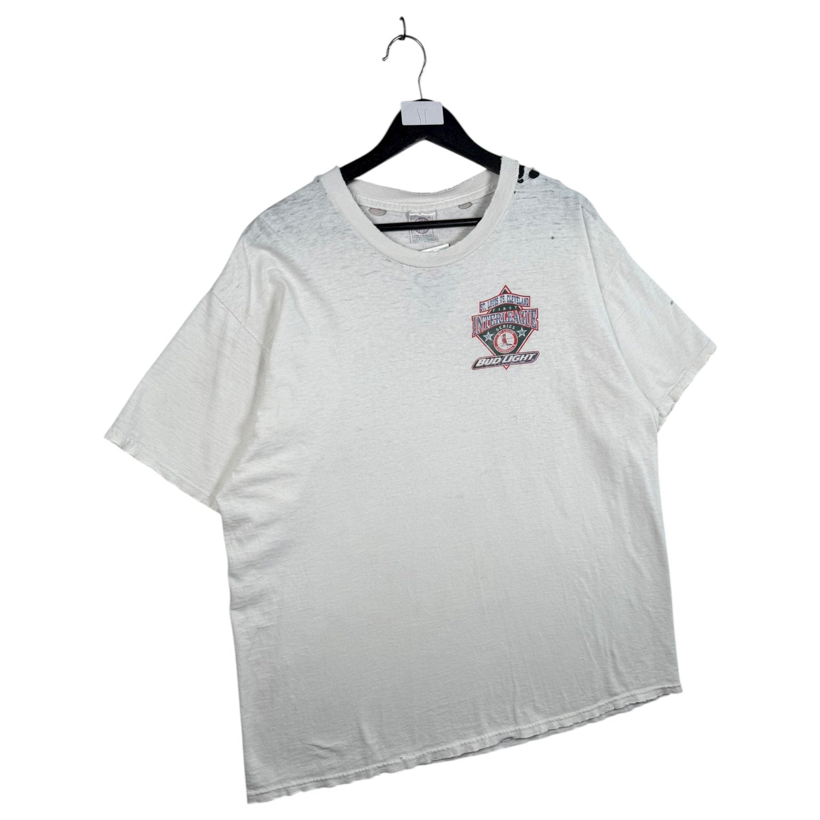 Vintage St. Louis Cardinals vs Cleveland Indians MLB T-Shirt