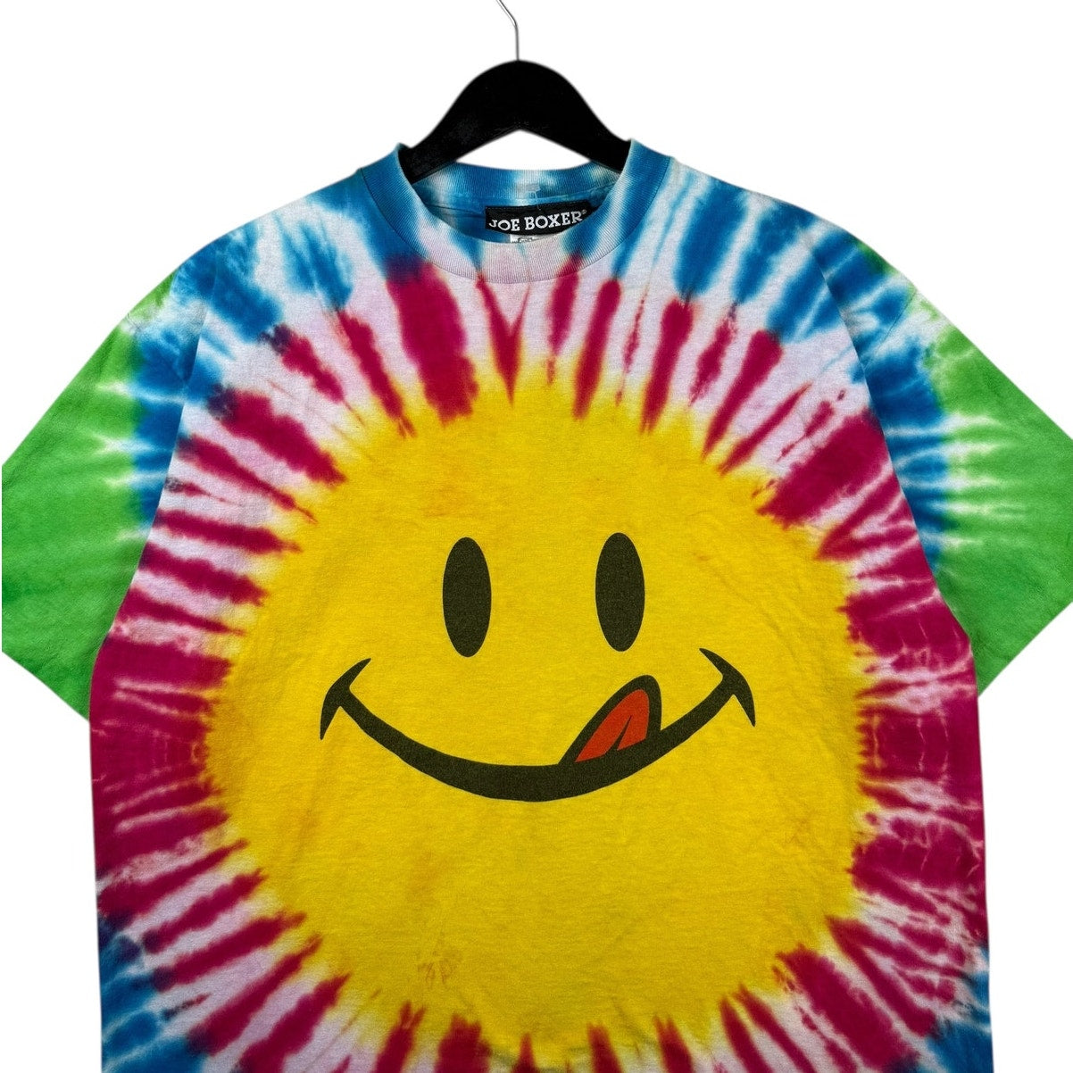 Vintage Smiley Face 90s Graphic Tie Dye T-Shirt